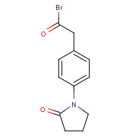 870761-09-4 1-[4-(Bromoacetyl)phenyl]-2-pyrrolidinone chemical structure