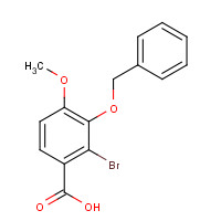 135586-17-3 2-Bromo-3-benzyloxy-4-methoxybenzoic Acid chemical structure