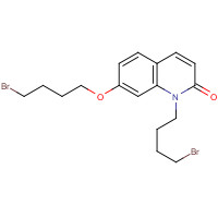 1076199-56-8 N-(4-Bromobutyl)-7-(4-bromobutoxy)-quinoline-2(1H)-one chemical structure