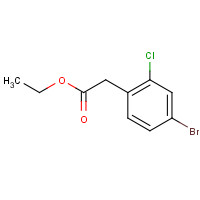 1261606-45-4 4-Bromo-2-chlorobenzeneacetic Acid Ethyl Ester chemical structure