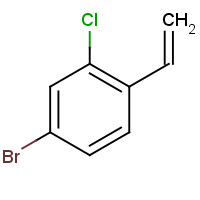 943742-24-3 4-Bromo-2-chloro-1-ethenyl-benzene chemical structure
