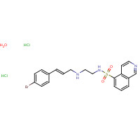 130964-39-5 N-[2-(p-Bromocinnamylamino)ethyl]-5-isoquinoline Sulfonamide Dihydrochloride chemical structure