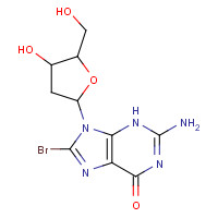 13389-03-2 8-Bromo-2'-deoxyguanosine chemical structure