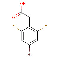 537033-54-8 4-Bromo-2,6-difluorophenylacetic Acid chemical structure