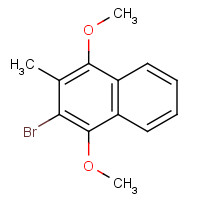53772-33-1 2-Bromo-1,4-dimethoxy-3-methyl-naphthalene chemical structure