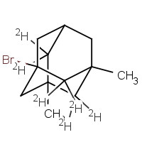 1189429-92-2 1-Bromo-3,5-dimethyladamantane-d6 chemical structure
