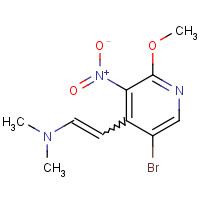 917918-81-1 5-Bromo-4-[2-(dimethylamino)ethenyl]-2-methoxy-3-nitropyridine chemical structure