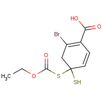 1076199-58-0 2-Bromo-4-(ethoxycarbonylthio)-4-thiobenzoic Acid chemical structure