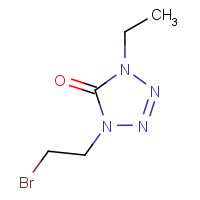 84501-67-7 1-(2-Bromoethyl)-4-ethyl-1,4-dihydro-5H-tetrazol-5-one chemical structure