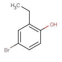 18980-21-7 4-Bromo-2-ethylphenol chemical structure
