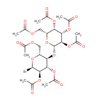 4753-07-5 Bromo Heptaacetyl-D-lactoside,Stabilized with 4%Calcium Carbonate chemical structure