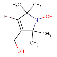85591-93-1 4-Bromo-3-hydroxymethyl-1-oxyl-2,2,5,5-tetramethyl-δ3-pyrroline chemical structure