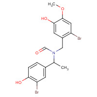 162334-97-6 N-(3-Bromo-4-hydroxyphenethyl)-N-(2-bromo-5-hydroxy-4-methoxybenzyl)formamide chemical structure