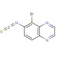 134892-46-9 5-Bromo-6-isothiocyanatoquinoxaline chemical structure