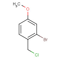 66916-97-0 2-Bromo-4-methoxybenzyl Chloride 75% (+ regioisomers) chemical structure