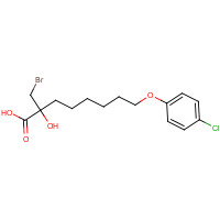 467235-27-4 (S)-2-Bromomethyl-2-hydroxy-8-(4-chlorophenoxy)octanoic Acid chemical structure