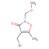 153201-10-6 4-Bromomethyl-2-methoxymethyl-5-methylisoxazolin-3-one chemical structure
