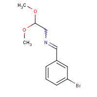 497863-61-3 N-[(3-Bromophenyl)methylene]-2,2-dimethoxyethanamine chemical structure
