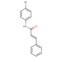 134430-89-0 (E)-N-(4-Bromophenyl)-3-phenyl-2-propenamide chemical structure