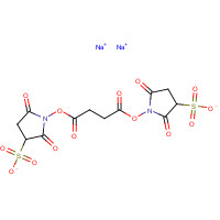 215597-96-9 Butanedioic Acid 1,4-Bis(2,5-dioxo-3-sulfo-1-pyrrolidinyl) Ester Disodium Salt chemical structure