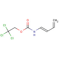 77627-82-8 trans-N-(1E)-1,3-Butadien-1-yl-carbamic Acid 2,2,2-Trichloroethyl Ester chemical structure