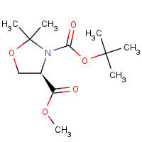 95715-86-9 (R)-(+)-3-(tert-Butoxycarbonyl)-2,2-dimethyl-4-oxazolidinecarboxylic Acid Methyl Ester chemical structure
