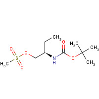 474645-98-2 N-tert-Butoxycarbonyl (R)-2-Aminobutan-1-ol Methanesulfonic Acid chemical structure