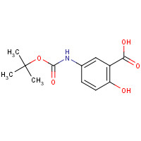 135321-95-8 5-(N-tert-Butoxycarbonylamino)salicylic Acid chemical structure