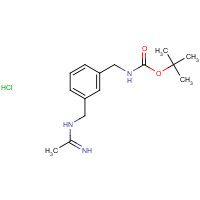 180001-98-3 tert-Butyl N-[3-(Acetimidoylaminomethyl)benzyl]carbamate,Hydrochloride chemical structure
