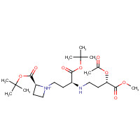 344299-89-4 (2S,3S,3''S)-N-[3-(3-acetoxy-3-methoxycarbonylpropanamino)-3-tert-butoxycarbonylpropanyl]azetidine-2-carboxylic Acid tert-Butyl Ester chemical structure