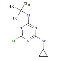 26737-71-3 2-(tert-Butylamino)-4-chloro-6-cyclopropylamino-1,3,5-triazine chemical structure