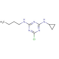 1189997-37-2 2-(n-Butyl-d9-amino)-4-chloro-6-cyclopropylamino-1,3,5-triazine chemical structure