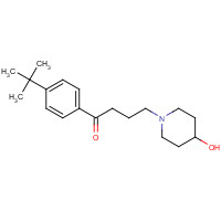 97928-18-2 1-[3-(4-tert-Butylbenzoyl)propyl]-4-hydroxypiperidine chemical structure