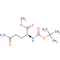 4976-88-9 N-(tert-Butoxycarbonyl)-L-glutamine methyl ester chemical structure