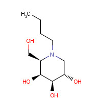 141206-42-0 N-(n-Butyl)deoxygalactonojirimycin chemical structure