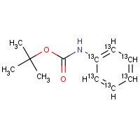 176850-21-8 N-(tert-Butoxycarbonyl)aniline-13C6 chemical structure