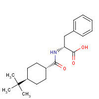 105746-46-1 N-(trans-4-tert-Butyl-cyclohexyl)carbonyl-D-phenylalanine chemical structure