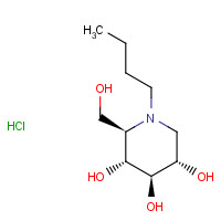 210110-90-0 N-Butyldeoxynojirimycin Hydrochloride chemical structure
