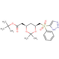 380460-37-7 tert-Butyl 2-[(4R,6S)-2,2-Dimethyl-6-[(1-phenyl-1H-terazol-5-ylsulfonyl)methyl]-1,3-dioxan-4-yl]acetate chemical structure