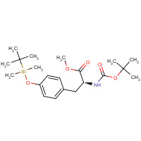 112196-57-3 O-tert-Butyldimethylsilyl-N-t-butoxycarbonyl-L-tyrosine,Methyl Ester chemical structure
