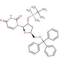 130860-12-7 2'-O-(tert-Butyldimethylsilyl)-3'-deoxy-5'-O-trityluridine chemical structure