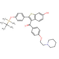 174264-46-1 4'-tert-Butyldimethylsilyl-6-hydroxy Raloxifene chemical structure