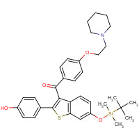 174264-47-2 6-tert-Butyldimethylsilyl-4'-hydroxy Raloxifene chemical structure