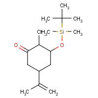 121289-19-8 6-tert-Butyldimethylsilyloxy-4-(1-methylethenyl)-1-methyl-cyclohexane 1,2-Epoxide chemical structure