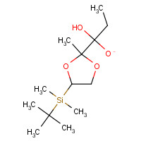 67226-75-9 tert-Butyldimethylsilyl-2-methyl-1,3-dioxolane-2-propionate chemical structure