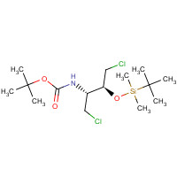 326480-00-6 2S-t-Butyldimethylsilyloxy-3R-(t-Boc)-amino-1,4-dichlorobutane chemical structure