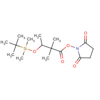 1076199-64-8 N-(3-tert-Butyldimethylsilyloxy-2,2-dimethylbutyryloxy)succinimide chemical structure