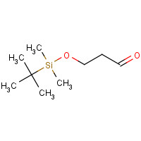 89922-82-7 3-[(tert-Butyldimethylsilyl)oxy]-1-propanal chemical structure