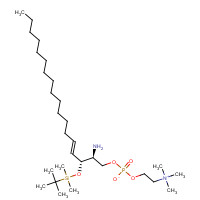 168411-99-2 3-O-tert-Butyldimethylsilyl-D-erythro-sphingosylphosphorylcholine chemical structure