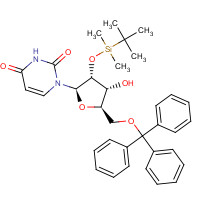117136-35-3 2'-O-(tert-Butyldimethylsilyl)-5'-O-trityluridine chemical structure